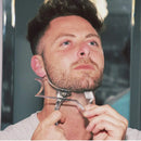 Men Beard Styling Template Stencil Beard Comb Fits All-In-One Beard Shaping Tool Barber Supplies Professional Beard Accessories