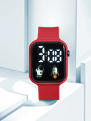 New Student Smart Watch Men's and Women's Astronaut Rocket Touch Screen Sports Electronic Watch Children's Festival Gift