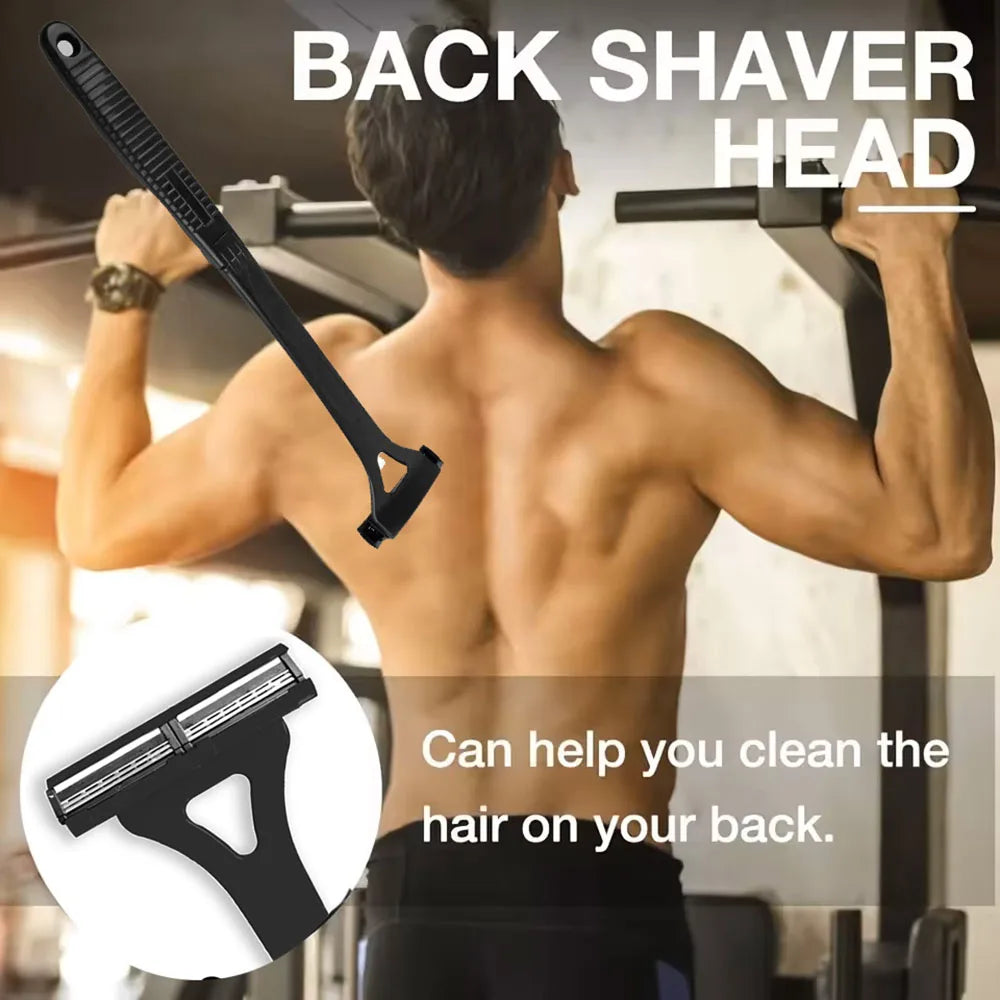 Razor Men Back Shaver Male Machine Hair Shaver Safety Long Handle Foldable Trimmer Body Leg Handle Removal Shaving Razor Tool