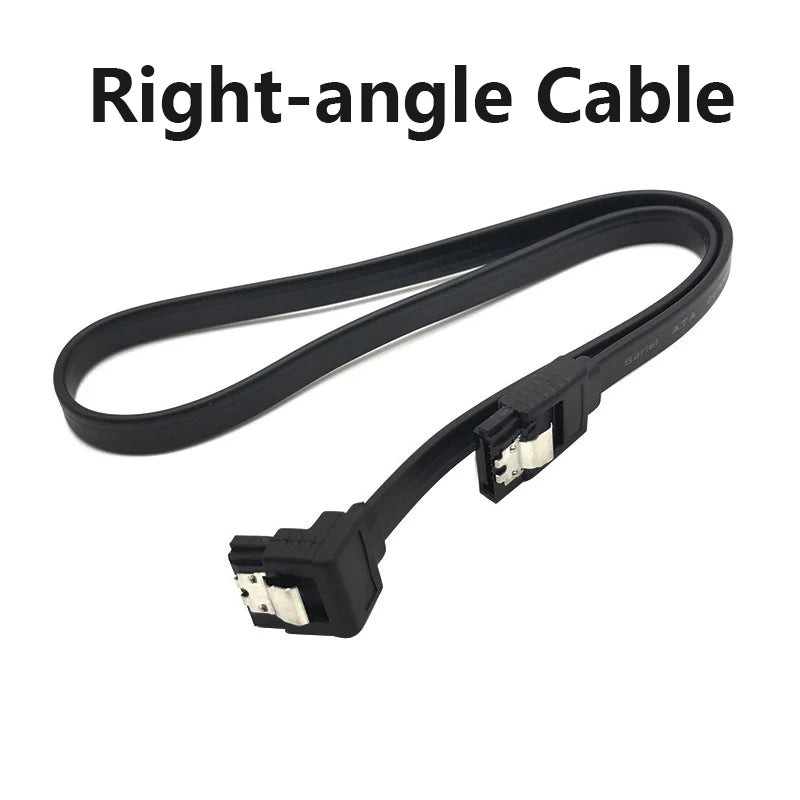 40/50cm Sata3.0 Solid State Hard Disk Serial Data Cable Multi-Color Multi-Spec Flexible Sata Hard Disk Fast Transmission Cable