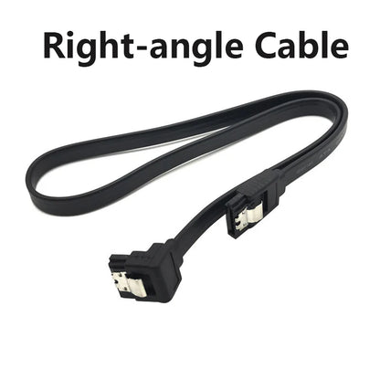 40/50cm Sata3.0 Solid State Hard Disk Serial Data Cable Multi-Color Multi-Spec Flexible Sata Hard Disk Fast Transmission Cable