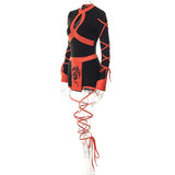 Ninja Cosplay Anime Halloween Costume for Women Adult Cosplay Dragon Ninja Warrior Costume