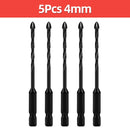 Cross Hex Drill Bit Set For Concrete Porcelain Tile Glass Metal Professional Multifunction Drill Bits Kit Tools Carbide Drills