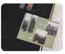 2pcs Forest Landscape Magnetic Bookmark For Pages Books Readers