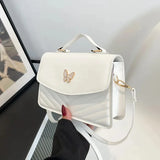 PU Versatile and Fashionable Portable Small Square Bag Single Shoulder Crossbody Bag Luxury Designer Handbag Women's Bags