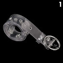 1PC Women Fashion Casual Straw Belt Round Wooden Buckle Elastic Waist Chain Belly Necklace Body Jewelry Dress Shirt Accessories