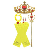 Girls Birthday Party Costumes Kids Belle Dress Up Beauty and The Beast Costume Princess Dress Baby Christmas Halloween Costume