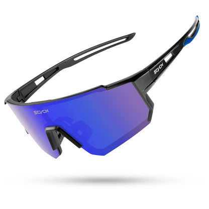 SCVCN Fashion Sunglasses for Men Sport Cycling Glasses Bike Bicycle Hiking Camping Golf UV400 Protection Glasses Women Baseball