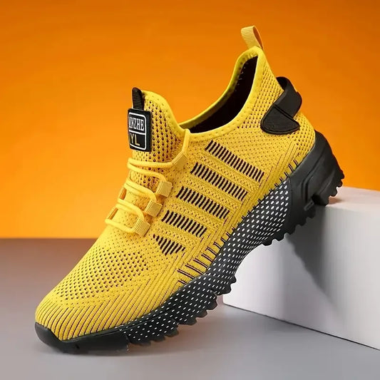 New 2025 Men's Running Shoes Breathable Outdoor Sports Shoes Lightweight Sneakers for Men Comfortable Athletic Training Footwear
