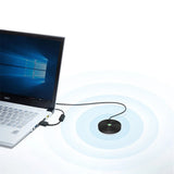 HCSTVCON Microphone Omnidirectional Video Conference Mini Portable 360° Voice Pickup USB Plug for Meeting Business Online Live