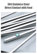 23cm Exquisite Dragon Pattern Chopsticks 304 Stainless Steel Non-slip Chinese Chopstick Food Sushi Sticks Home Kitchen Tableware