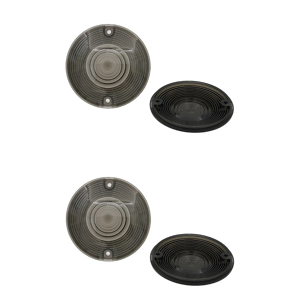 For Harley Touring Electra Glide Road King Ultra Glide Softail 1986 - 2014 Motorcycle Front Turn Signal Light Lens Cover Parts