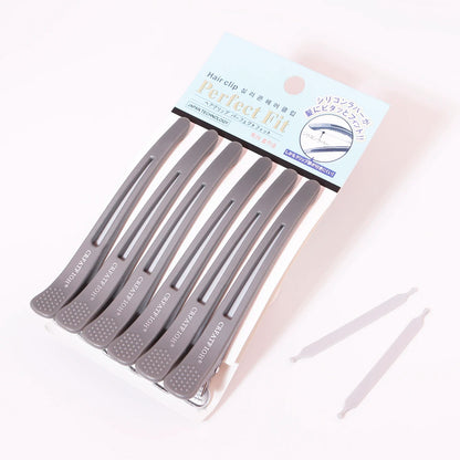 Grampo de cabelo longo sem costura, 6 peças, grampo de cabelo sem vinco, grampo de cabelo antiderrapante, especial para perucas de cabelo real