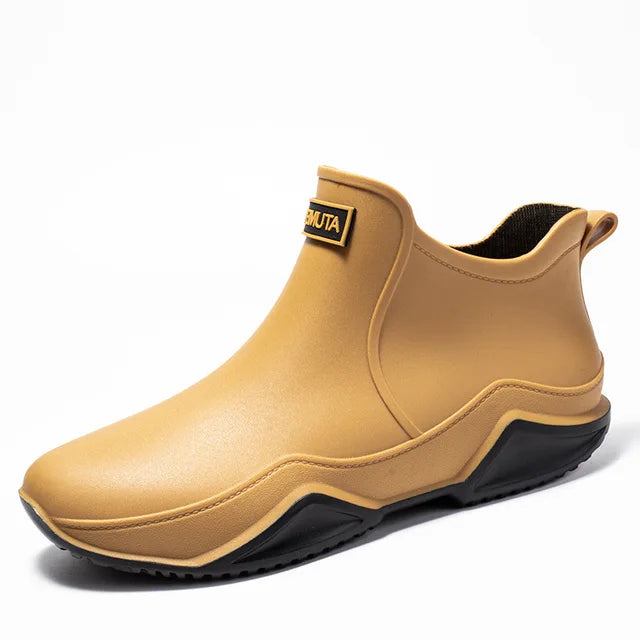 Botas de lluvia para hombre para todas las estaciones, impermeables, antideslizantes, para pesca, actividades al aire libre, lavado general, jardinería y acampada. 