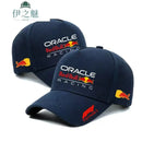 2025 New Red Bull Hat Czech Perez Red Bull Racing Racing Hat Men's and Women's Outdoor Red Bull 1 Sun Hat Red Bull Baseball Hat