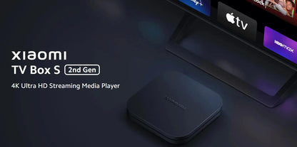 Xiaomi TV Box S 2nd Gen, Google TV smart tv Box, 4K Ultra-HD Quad-core Processor Dolby Vision HDR10+ Google Assistant,BT 5.2