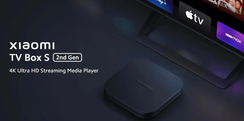 Xiaomi TV Box S 2nd Gen, Google TV smart tv Box, 4K Ultra-HD Quad-core Processor Dolby Vision HDR10+ Google Assistant,BT 5.2