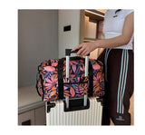 Oxford Leaves Large Capacity Travel Tote 2026 New High Quality Durable Bags Portable Daily Commute Versatile Travel Bags