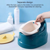Toddler Potty Baby Toilet Trainer, Portable Training Toilet for Travel, Stable and Safe Oval Bottom Design, Non-Slip Potty