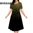 Fashion Elegant Women‘S Dresses Woman Party Dress Gradient Polka Dot O-Neck Plus Size Vacation Casual A-Line Clothes Trend 2026