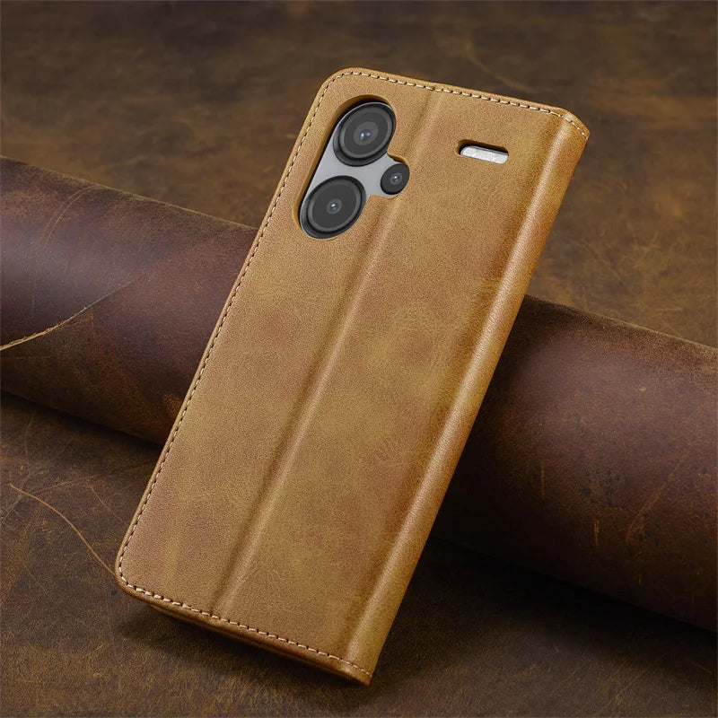 For Xiaomi Redmi Note 13 Pro Plus 5G Case Flip Leather Wallet Book Case On note13 4G Phone Cover Magnetic Card Slot Holder