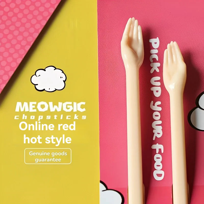 New Cat Paw Chopsticks For Baby Kids Beginner Practical Chopstick Easy Use Learning Training Helper Dishe Dinner Kitchen Tool