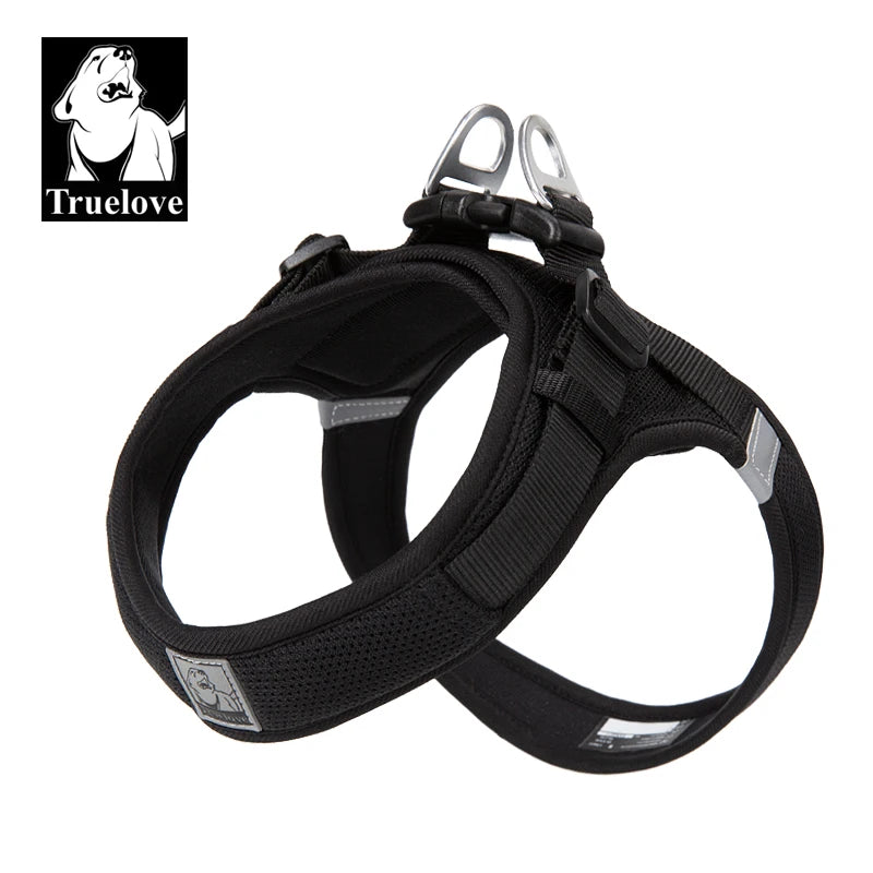 Truelove Pet harness For small and medium Dog Breathable Nylon Mesh Outdoor Training Adjustable Chest Heavy Duty TLH3013
