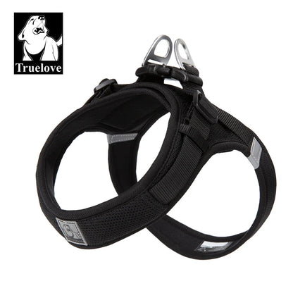 Truelove Pet harness For small and medium Dog Breathable Nylon Mesh Outdoor Training Adjustable Chest Heavy Duty TLH3013