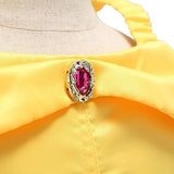 Girls Belle Dress Kids Ball Gown Princess Costume Beauty and Beast Children Christmas Birthday Carnival Party Cosplay Disguise