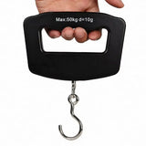 50kg/10g Travel Luggage Scale Portable Handheld Electronic Scale with Hook Gram Scale Express Delivery Fishing Handheld Scale