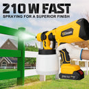 1000ML Brushless Electric Spray Gun Cordless Paint Sprayer HVLP Auto Furniture Steel Coating Airbrush For Makita 18V Battery