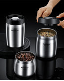 Vacuum sealed tank Coffee bean storage tank Household 304 stainless steel food storage Jars moisture-proof sealed container