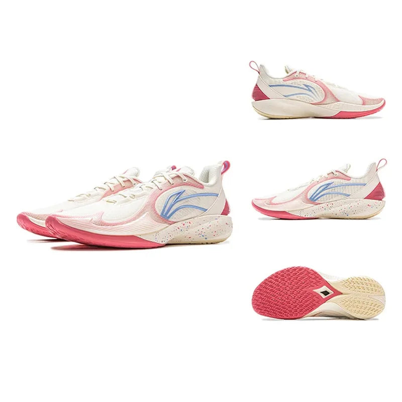 Li-Ning Men SHINING II On Court  Basketball Shoes BOOM Cushion Rebound Breathable LiNing Wear-resistant Sport Shoes ABPV003