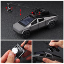 1:32 Toy Trucks for Boys Cybertruck Model Silver Pickup Truck Diecast Metal Toy Cars with Sound and Light for Kids Age 3 Year