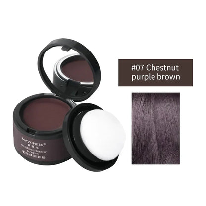 Maycheer linha fina sombra em pó cabelo pó fofo instantaneamente modificado borda do cabelo preenchido testa linha fina