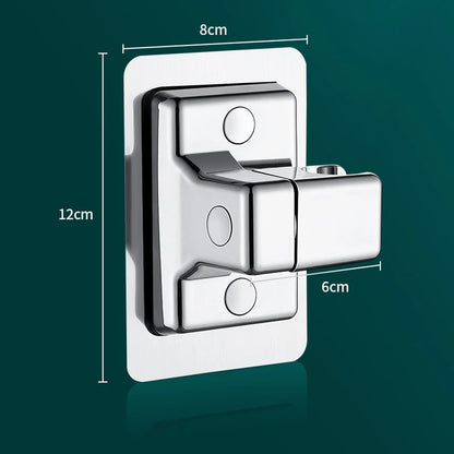 Soporte para cabezal de ducha de ABS, para montaje en pared, autoadhesivo, ajustable, giratorio, de mano, accesorios de baño