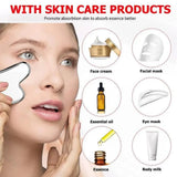 New Stainless Steel Gua Sha Scraper Heart Shape Universal Face Massager Guasha Massage Tool for Facial Beauty Eye Massage
