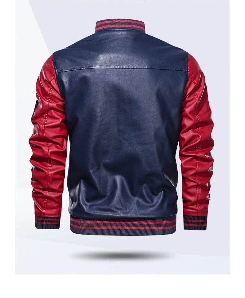 Motorcycle Wear Men Racing Motorcoss Jacket Winter Motorbike Clothing Protector Waterproof Moto PU Leather Jacket