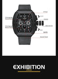 NAVIFORCE Luxury Brand Men's Sports Watch Quartz 24-Hour Chronograph Waterproof Male Wristwatches Date Display Clock Reloj Hombre