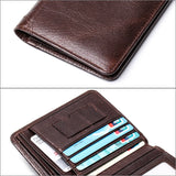 ROOG Elegant Genuine Leather Men's Wallet|Multi-Card Slot Design|Lightweight and Stylish|Suitable for Everyday and Business Use