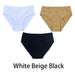 White Beige Black