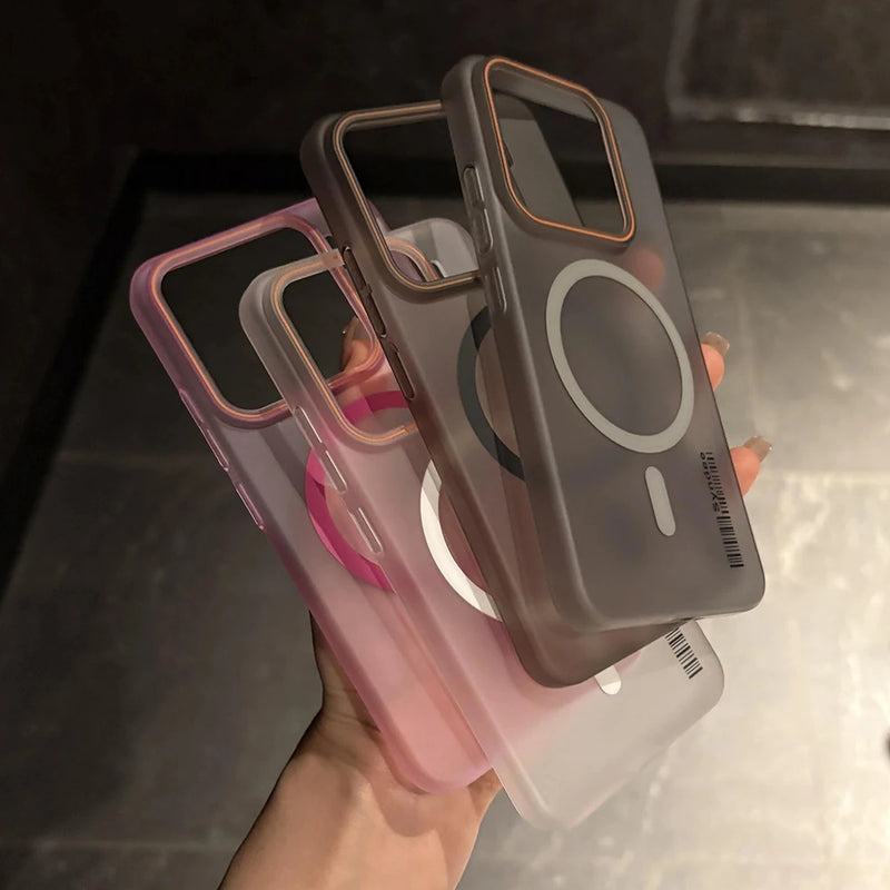 Magsafe Wireless Charge Magnetic Case For Xiaomi 14 13 15 Pro Ultra 14T Pro Luxury Shockproof Bumper Phone Cover