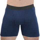 Men Mid-Long Boxer Shorts Sport Underwear Cotton Underpants Sexy Breathable Large Boxershorts Men's Gifts