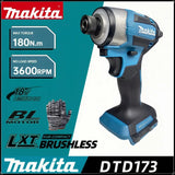Makita DTD173 18v Lithium Japan Imported Domestic Version Brushless Impact Driver Power Tool Multi-function Tool