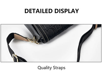 CH Autumn and Winter Solid Color Crossbody Bag Letter Printing High Quality Women's Fashion Elegance 2025 Classic Women's Bag