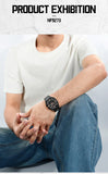 New Style NAVIFORCE Men's Wrist Watch 3ATM Waterproof Stainless Steel Band Luminous Pointer Display Luxury Boys Watches Gifts