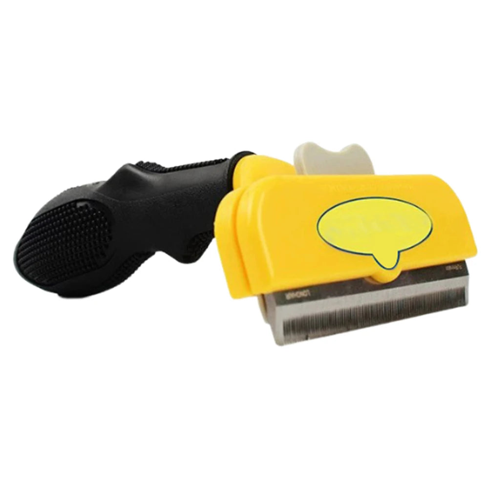 Peines para quitar el pelo de mascotas y gatos, cepillos de aseo para perros y gatos, peines de masaje para la caída del pelo, cepillo de limpieza y desenredado para recortar el pelo de mascotas.