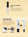 Gollee Eyelash Lifting Perm kit Natural Lashes Enhancer Long Lasting 4-6 weeks Black Lash Brow Tinting Perm Professional Makeup