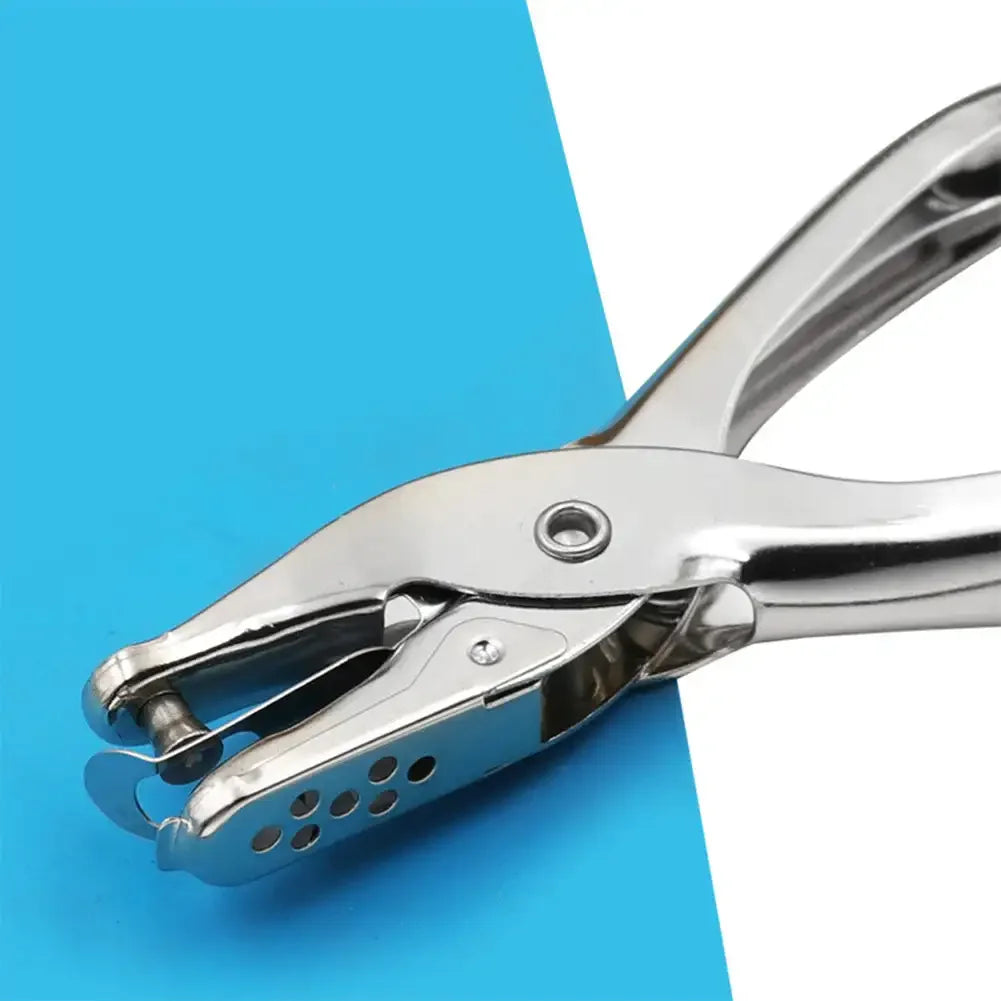 Metal Single Hole Puncher 3/6mm Pore Diameter Hole Punch Pliers Hand Paper Scrapbooking Punches 1-8 Pages Paper Hole Puncher