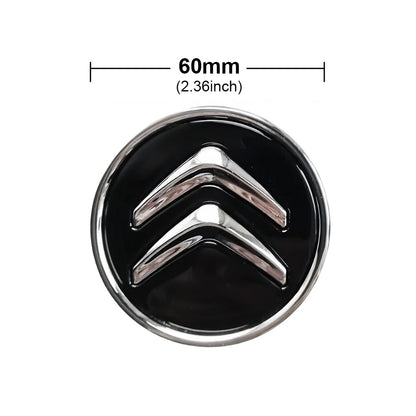 4/8/12pcs Genuine Wheel Center Hub Cap Alloy 60MM Wheel Center Cap Replacement Black for Citroen Most Model Caps Auto Decoration